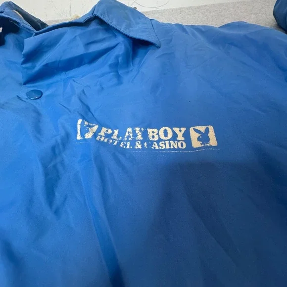 Vintage Playboy‎ Hotel Casino Work Uniform Large Atlantic City 1980 Lined Jacket